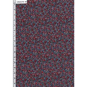 Tana Lawn RAGGED ROBIN (A) Red 100% Cotton 136cm Wide per 50cm