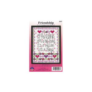 Joan Elliott FRIENDSHIP 5&quot; x 7&quot; Counted Cross Stitch Kit #3227