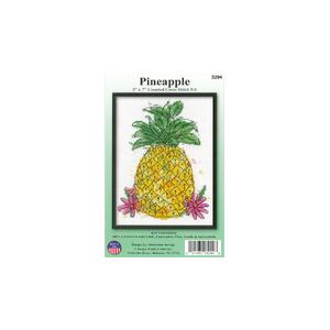 Joan Elliott PINEAPPLE 5&quot; x 7&quot; Counted Cross Stitch Kit #3294