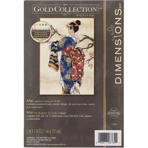 MAI Counted Cross Stitch Kit 12.7 x 17.7cm, 6760 By Dimensions Gold Collection Petites