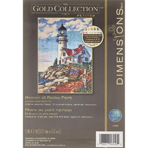 BEACON AT ROCKY POINT Counted Cross Stitch Kit #06958