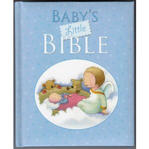 Babys Little Bible, Old &amp; New Testament Stories, Blue Hardcover, 159 Pages