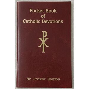 Pocket Book Of Catholic Devotions, 112 Pages 100 x 160mm, St. Joseph Edition