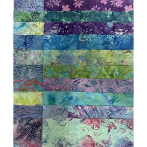Batik Australia MYSTICAL, 40 x 10 Inch Fabric Squares - LIMITED STOCK
