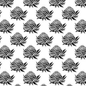 Great Southern Land Waratah Dream White, 112cm Wide 100% Cotton Fabric