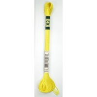 DMC Satin Floss S307 Lemon Embroidery Thread