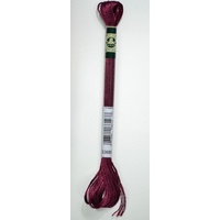 DMC Satin Floss S3685 Dark Mauve Embroidery Thread