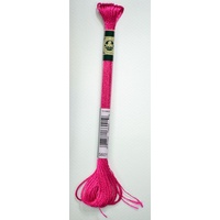 DMC Satin Floss S601 Dark Cranberry Embroidery Thread