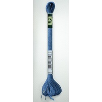 DMC Satin Floss S931 Medium Antique Blue Embroidery Thread