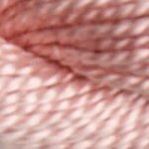 DMC Perle (Pearl) 3 Cotton, #224, VERY LIGHT SHELL PINK, (5g) 15m Skein