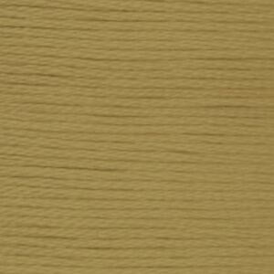 DMC Perle (Pearl) 3 Cotton, #3045 DARK YELLOW BEIGE, (5g) 15m Skein