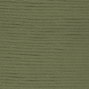 DMC Perle (Pearl) 3 Cotton, #3051 DARK GREEN GRAY, (5g) 15m Skein