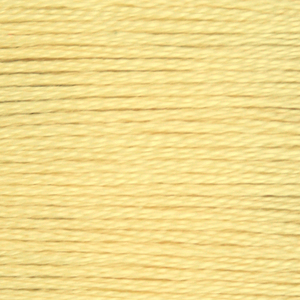 DMC Perle (Pearl) 3 Cotton, #3078 VERY LIGHT GOLDEN YELLOW, (5g) 15m Skein