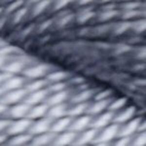 DMC Perle (Pearl) 3 Cotton, #318, PEWTER GREY, (5g) 15m Skein