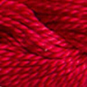DMC Perle (Pearl) 3 Cotton, #321 RED, (5g) 15m Skein
