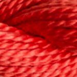 DMC Perle (Pearl) 3 Cotton, #350, MEDIUM CORAL, (5g) 15m Skein