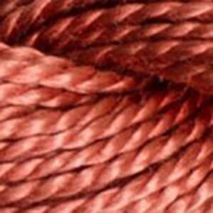 DMC Perle (Pearl) 3 Cotton, #356, MEDIUM TERRA COTTA, (5g) 15m Skein