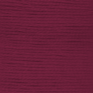 DMC Perle (Pearl) 3 Cotton, #3685 VERY DARK MAUVE, (5g) 15m Skein