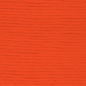 DMC Perle (Pearl) 3 Cotton, #608 BRIGHT ORANGE, (5g) 15m Skein
