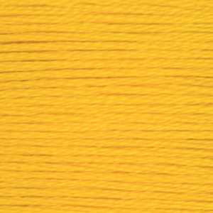 DMC Perle (Pearl) 3 Cotton, #743 MEDIUM YELLOW, (5g) 15m Skein