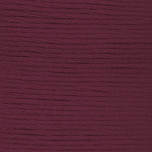 DMC Perle (Pearl) 3 Cotton, #902 VERY DARK GARNET, (5g) 15m Skein
