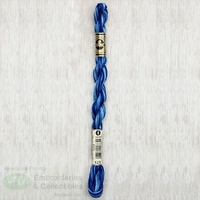 DMC Perle 5 Cotton, #121 VARIEGATED DELFT BLUE, (5g) 25m Skein