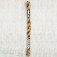 DMC Perle (Pearl) 5 Cotton, #3045 DARK YELLOW BEIGE, (5g) 25m Skein