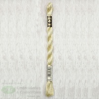 DMC Perle (Pearl) 5 Cotton, #3047 LIGHT YELLOW BEIGE, (5g) 25m Skein