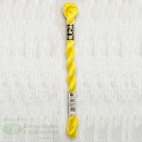 DMC Perle (Pearl) 5 Cotton, #307 LEMON, (5g) 25m Skein