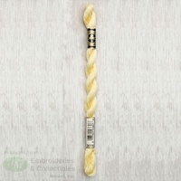 DMC Perle (Pearl) 5 Cotton, #3078 VERY LIGHT GOLDEN YELLOW, (5g) 25m Skein