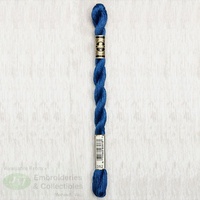 DMC Perle (Pearl) 5 Cotton, #312 VERY DARK BABY BLUE, (5g) 25m Skein