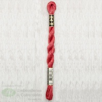 DMC Perle (Pearl) 5 Cotton, #3328 DARK SALMON, (5g) 25m Skein