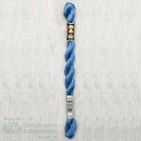 DMC Perle (Pearl) 5 Cotton, #334 MEDIUM BABY BLUE, (5g) 25m Skein