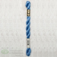 DMC Perle 5 Cotton, #334 MEDIUM BABY BLUE, (5g) 25m Skein