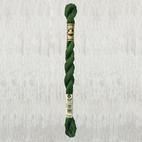 DMC Perle (Pearl) 5 Cotton, #3345 DARK HUNTER GREEN, (5g) 25m Skein