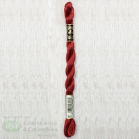 DMC Perle (Pearl) 5 Cotton, #355 DARK TERRA COTTA, (5g) 25m Skein