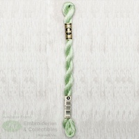 DMC Perle (Pearl) 5 Cotton, #369 VERY LIGHT PISTACHIO GREEN, (5g) 25m Skein
