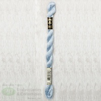 DMC Perle (Pearl) 5 Cotton, #3753 ULTRA LIGHT ANTIQUE BLUE, (5g) 25m Skein