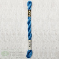 DMC Perle (Pearl) 5 Cotton, #3760 MEDIUM WEDGEWOOD BLUE, (5g) 25m Skein