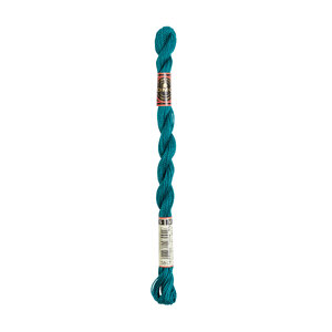 DMC Perle (Pearl) 5 Cotton, #3847 DARK TEAL GREEN, (5g) 25m Skein
