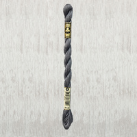DMC Perle (Pearl) 5 Cotton, #414 DARK STEEL GRAY, (5g) 25m Skein