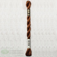 DMC Perle (Pearl) 5 Cotton, #433 MEDIUM BROWN, (5g) 25m Skein