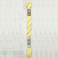 DMC Perle (Pearl) 5 Cotton, #445 LIGHT LEMON, (5g) 25m Skein