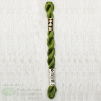 DMC Perle (Pearl) 5 Cotton, #469 AVOCADO GREEN, (5g) 25m Skein