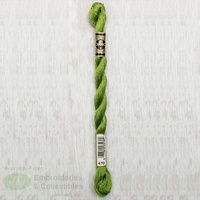 DMC Perle (Pearl) 5 Cotton, #470 LIGHT AVOCADO GREEN, (5g) 25m Skein