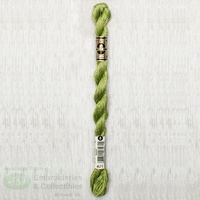 DMC Perle (Pearl) 5 Cotton, #471 VERY LIGHT AVOCADO GREEN, (5g) 25m Skein