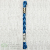 DMC Perle (Pearl) 5 Cotton, #517 DARK WEDGEWOOD BLUE, (5g) 25m Skein