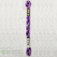 DMC Perle (Pearl) 5 Cotton, #52 VARIEGATED VIOLET, (5g) 25m Skein