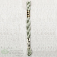 DMC Perle 5 Cotton, #524 VERY LIGHT FERN GREEN, (5g) 25m Skein