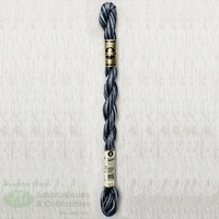 DMC Perle (Pearl) 5 Cotton, #53 VARIATED STEEL GRAY, (5g) 25m Skein